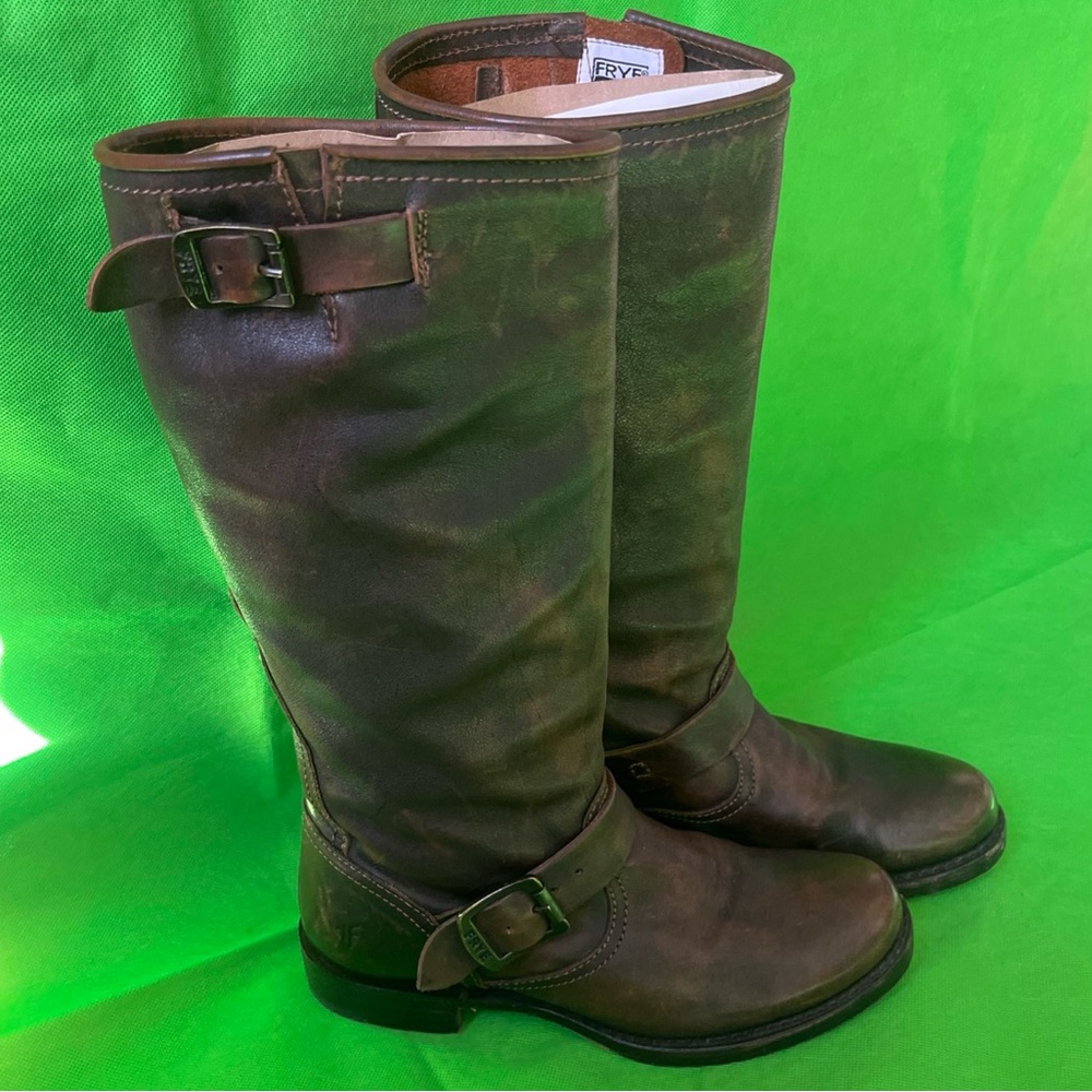 Vintage Frye motorcycle boots